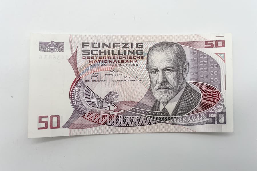 Banknoten 500 Schilling 1986 Österreich